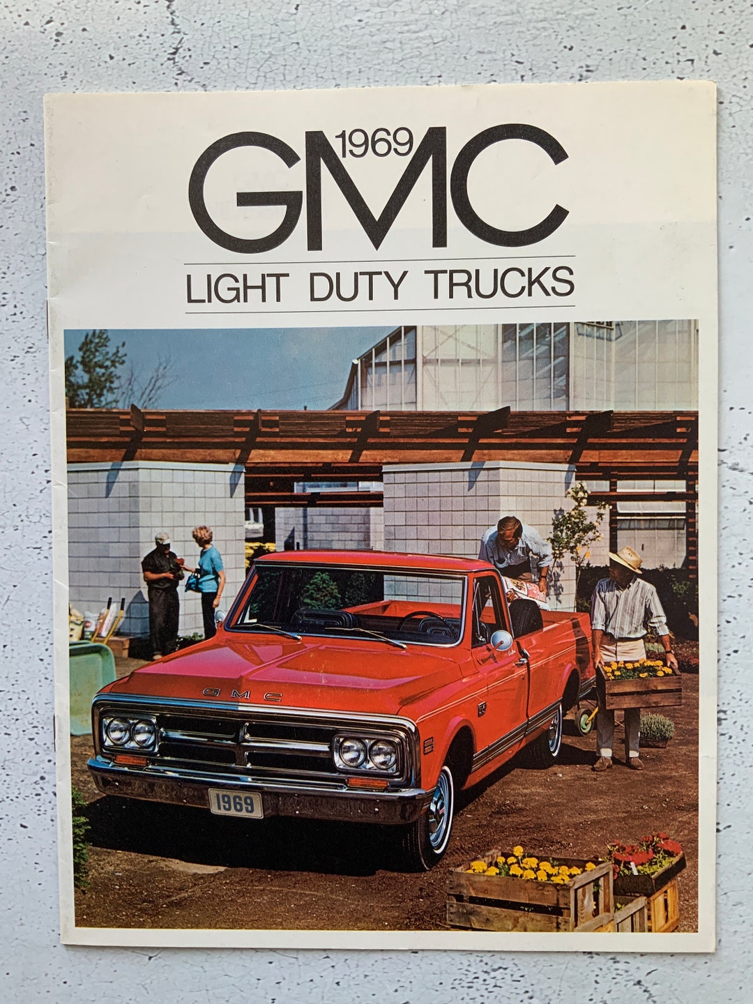 1969 GMC Trucks Brochure. Fenderside. Super Custom. Suburban Carryall