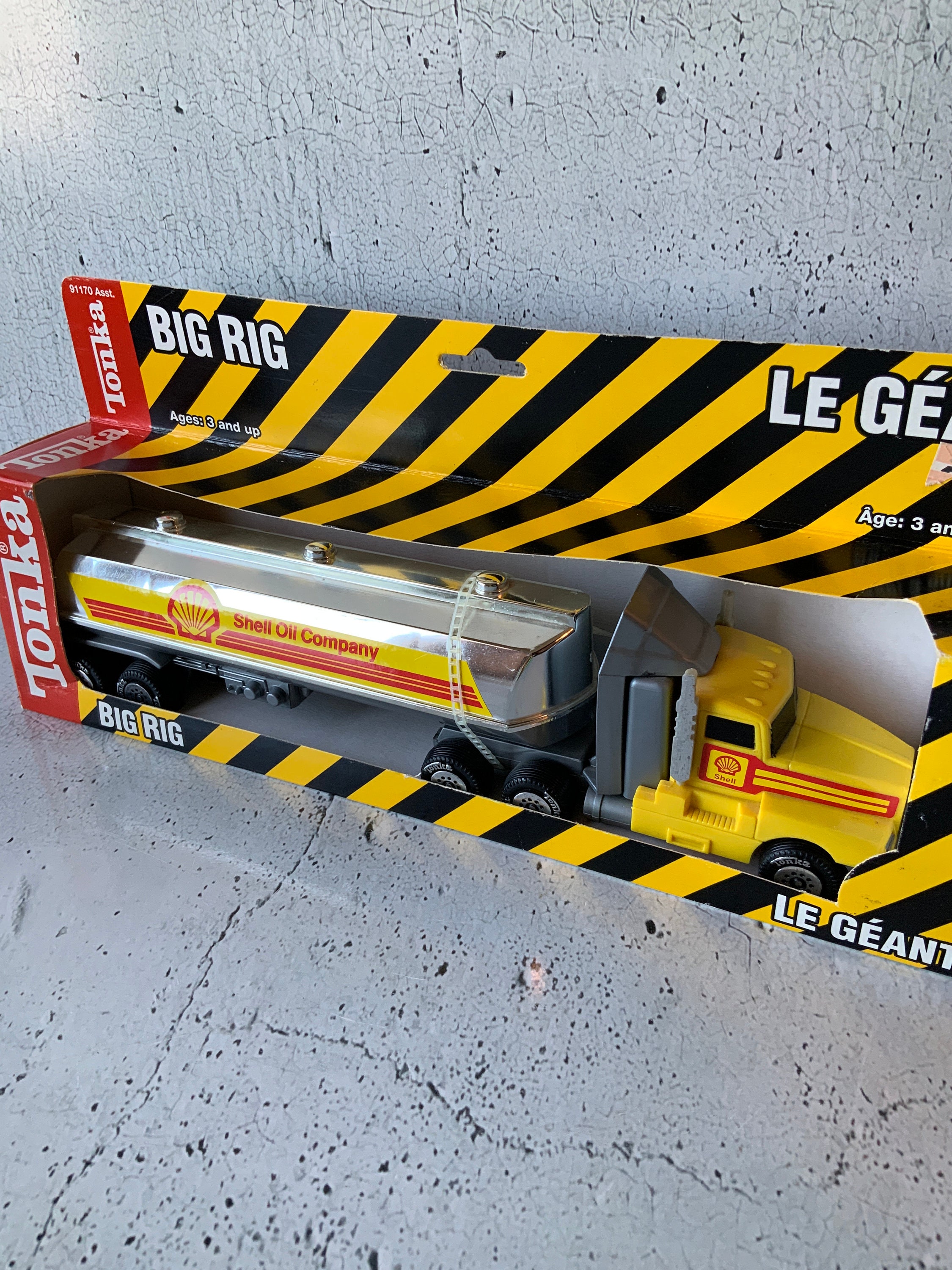 Tonka Big Rig. 1992. Shell Oil Company Fuel Tanker Truck