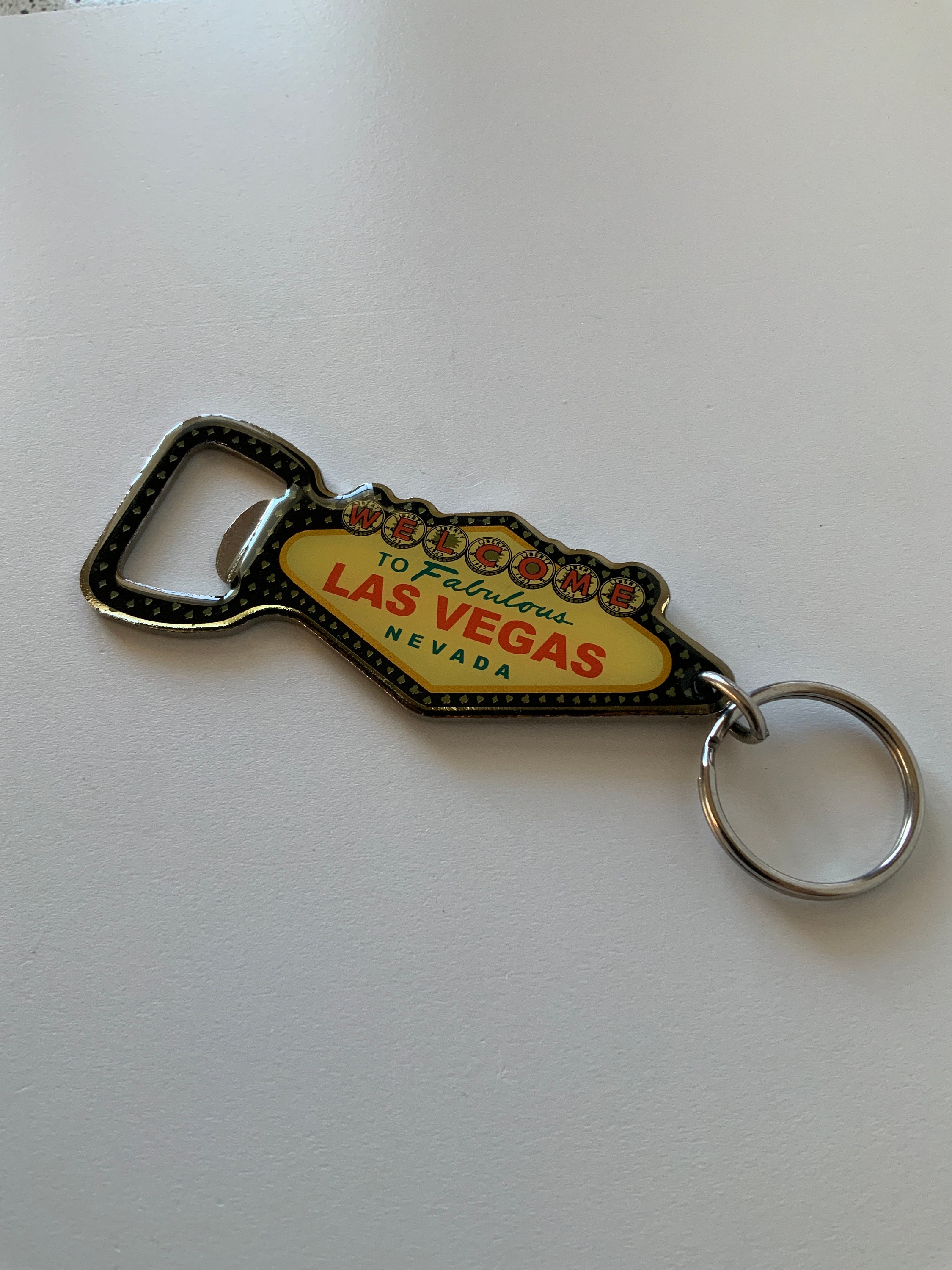  Las Vegas Nevada Bottle Opener Keychains, Sin City Set
