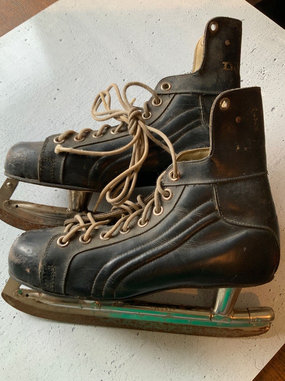 Vintage Retro Ice Skates Adidas Canada Ice Skates 