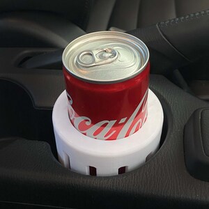 2in1 Slim Can Car Cup Holder Adapter - Fits RedBull 250ml/473ml, Coke 250ml, Mother 500ml, and V 250/500ml cans