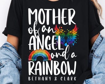 Rainbow Baby Announcement Shirt, Mother's Day Pregnancy Reveal Tee Shirt, IVF Baby Shower Maternity Gift, New Mom Postpartum Birth T-Shirt