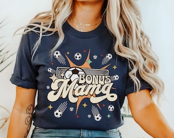 Soccer Bonus Mama Shirt, Sports Bonus Mom Gift, Foster Mom Shirt, Gift for Stepmom, Mother&#39;s Day Gift, Second Mom Step Mom Gift, Adopted Mom
