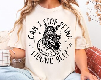 Ehlers-Danlos Syndrome T-Shirt, Funny Chronic Illness POTS Shirt, EDS Awareness Tee, Hidden Disability Gift for EDS Spoonie Zebra Tee Shirt