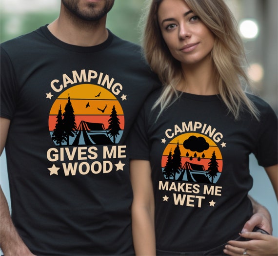 Rv Camping T-Shirt Funny Camper In The Woods Rv Camping T-Shirt Funny Camper In The Woods