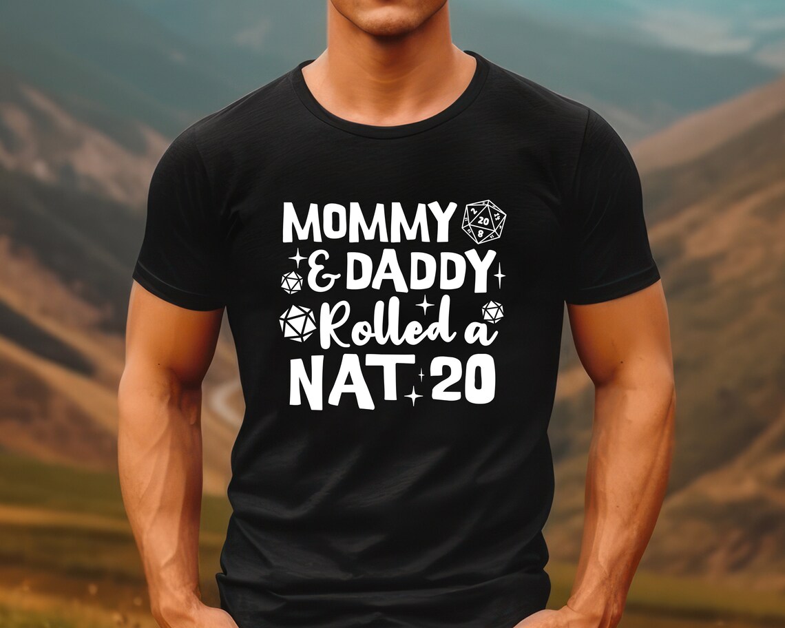 Dnd Pregnancy Announcement Husband Funny Gamer Family Tee Etsy