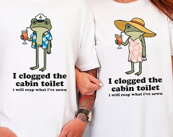Funny Frog Cruise Shirt, Unisex Weirdcore Dirty Joke Cruiser Tee Shirt, Unique Gag Gift for Husband Wife, Nautical Potty Humor Cruise Tshirt
