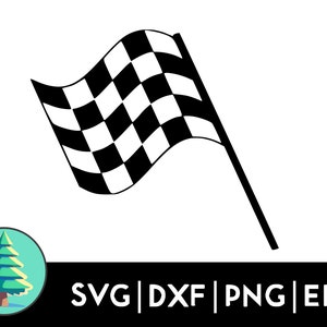 Finish Flagge SVG - Racing Kariert Clipart, Victory Banner Vektor, digitaler Download, Rasse Illustration, DIY Handwerk, Sport Design