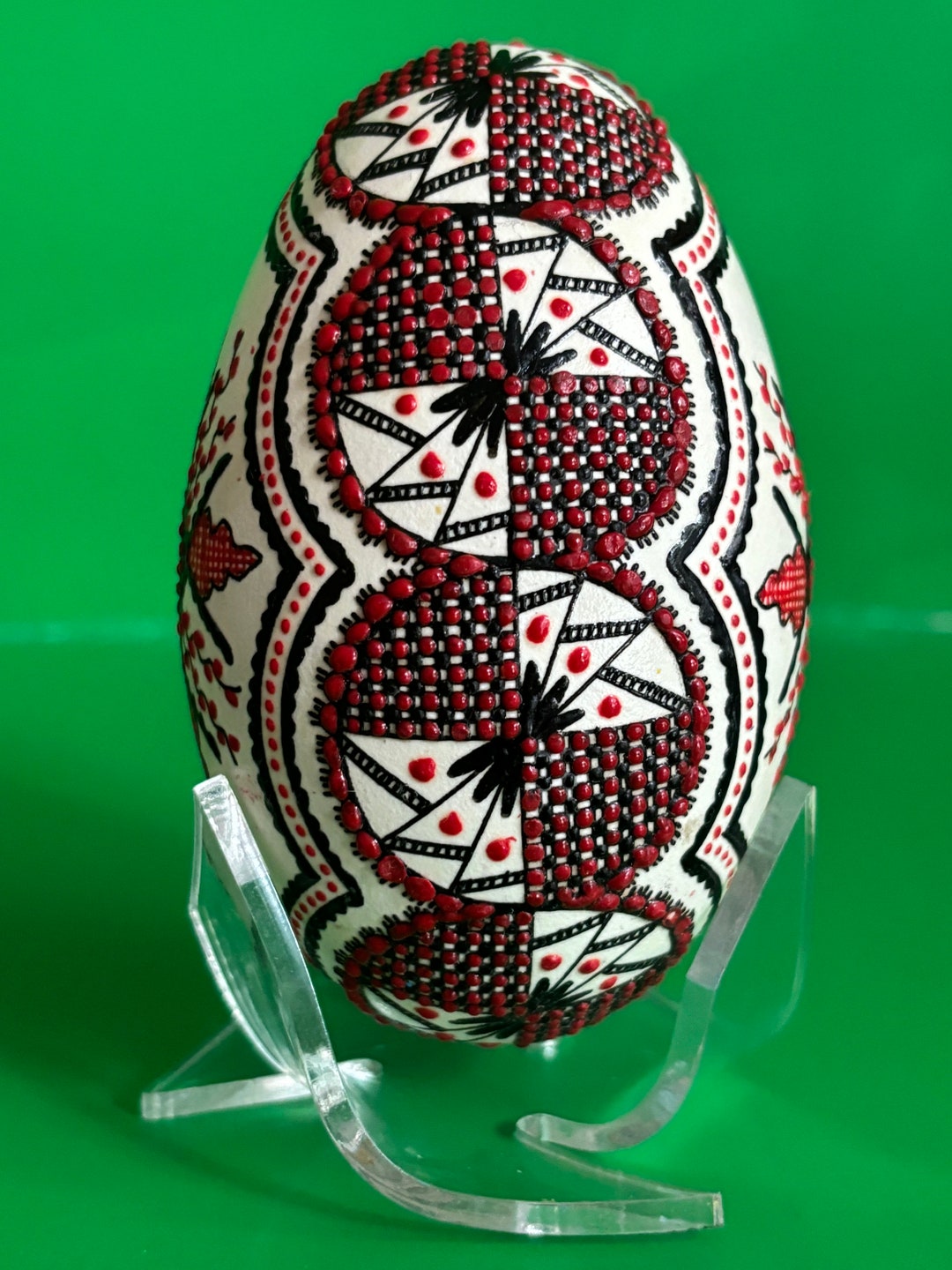 Egg Art - Pysanky Goose Egg, Cultural Home Decor Ornament - Etsy