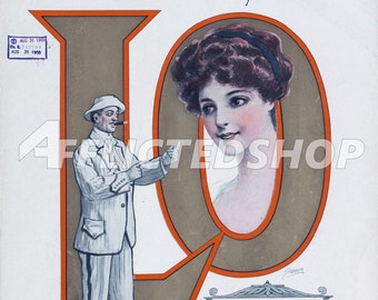 Digital Download Vintage Album Cover 1909