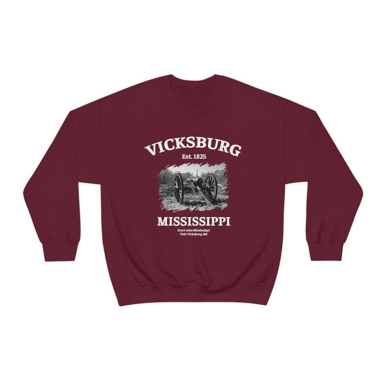 Vicksburg Military Park Sweatshirt - Mississippi Travel Gift image 7