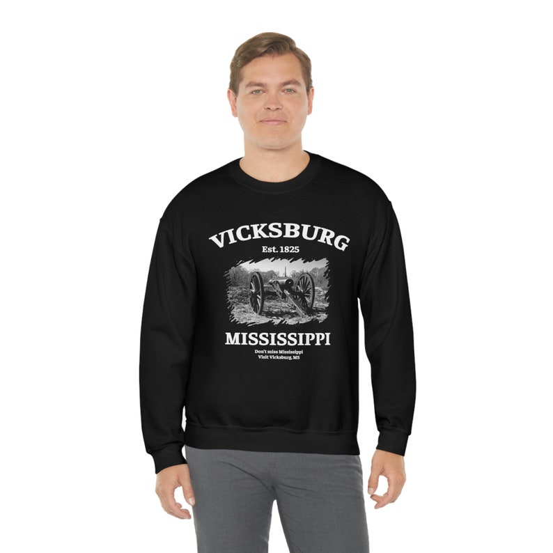 Vicksburg Military Park Sweatshirt - Mississippi Travel Gift image 2