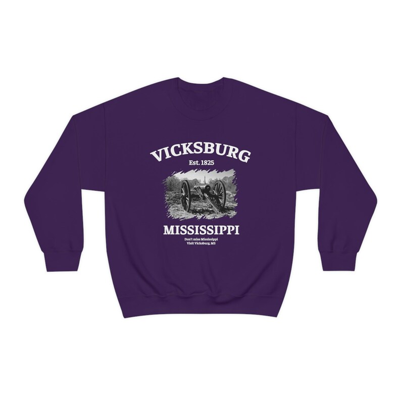 Vicksburg Military Park Sweatshirt - Mississippi Travel Gift image 9