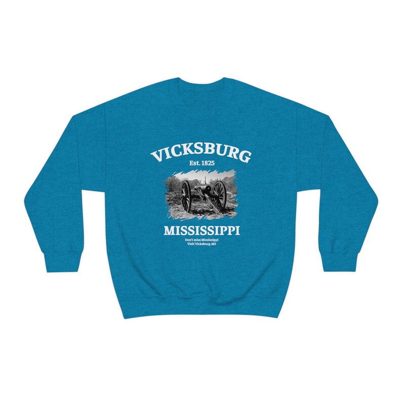 Vicksburg Military Park Sweatshirt - Mississippi Travel Gift image 3