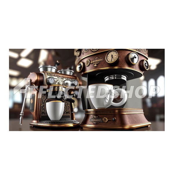 Macchina da caffè Steampunk