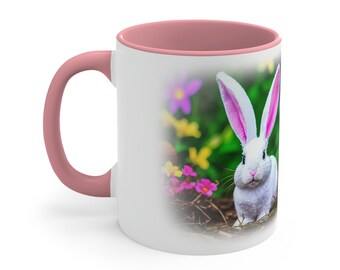 Easter Bunny Coffee Mug: Festive Holiday Ceramic Mug