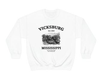 Fathers Day Gift Vicksburg MS Military Park Sweatshirt