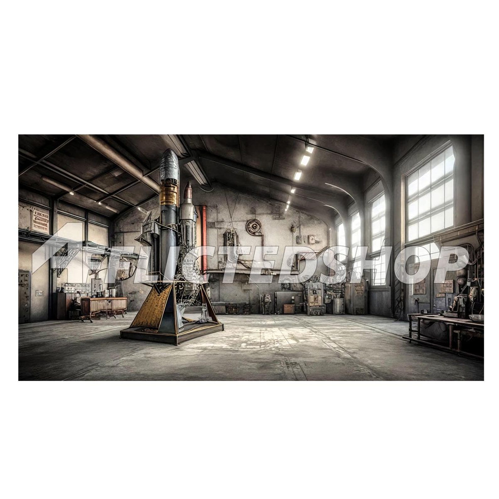 Warehouse Rockets Design Rocket Factory Warehouse Digital Download - Etsy