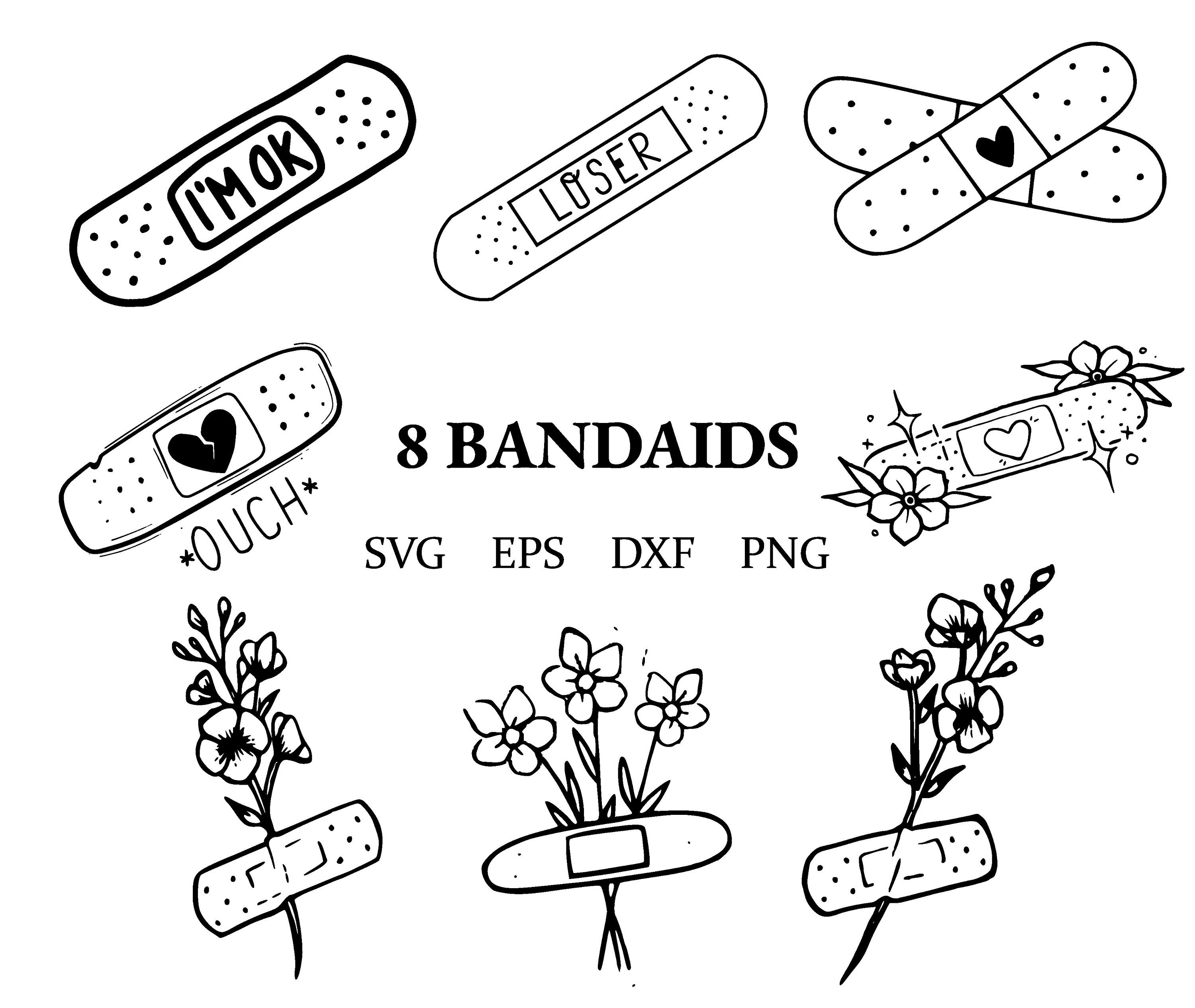 band aid printable template
