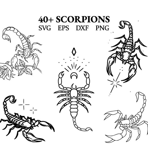 Scorpions svg | scorpio zodiac png | scorpion silhouette | dxf | eps