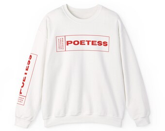 Poetess Unisex Heavy Blend Crewneck Sweatshirt