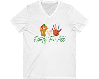 Equity for All V-neck Tee shirt