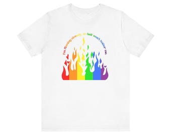 I'm flaming already, so hell won't bother me - Unisex Jersey Short Sleeve Tee