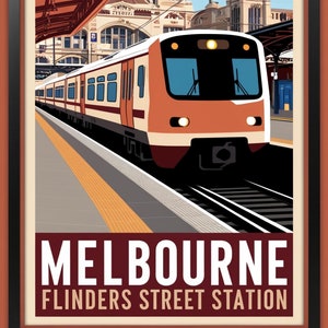 Melbourne Wall Poster