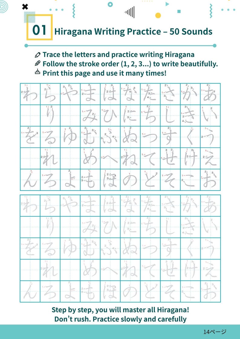 Hiragana & Katakana Master Guide – Printable Japanese Writing Practice ...