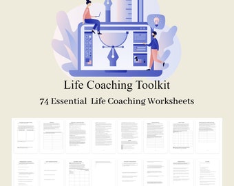 Life Coaching Workbook | Self love workbook | Life Coaching Bundle | Coaching Worksheet template | Life Coaching toolkit | Coaching tools