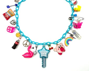 Pool Party charm necklace