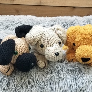 Machinegebreid puppypatroon *Sentro *Addi *22 pins
