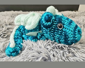 Machine Knitting Dragon Pattern *PDF ONLY*