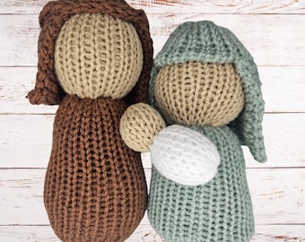 Machine Knit Nativity Christmas Pattern *PDF Download* 22 Pin Knitting Machine