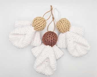 Machine Knit Angel Ornament Pattern | Addi Sentro 22 (PDF Download)