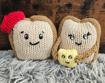 French Toast with Butter Machine Knit Pattern | Addi Express | Sentro 22 | Emotional Support