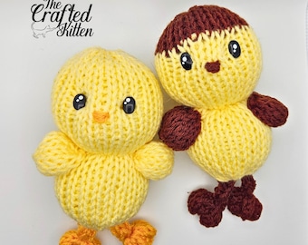 Machine Knit Duckling Chicken Gosling Pattern | Addi express | Sentro 22 Pin | pattern tutorial