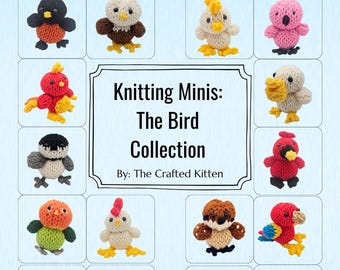 Breien Mini's: De Vogelcollectie | Rondbreimachine Patronen PDF Sentro Addi 22 pins