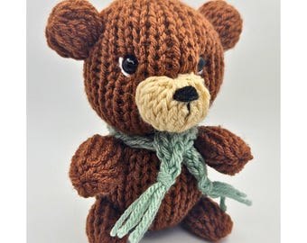 Machine Knit Winter Bear Pattern | PDF Download | 22 Pin Addi Express Sentro