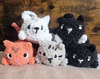 No-Sew Splat Cat Crochet Pattern PDF | Easy Amigurumi Plushie | Beginner-Friendly Digital Download