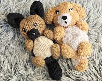 Sleepy Puppy Machine Knitting Pattern 22 Pin *PDF ONLY*