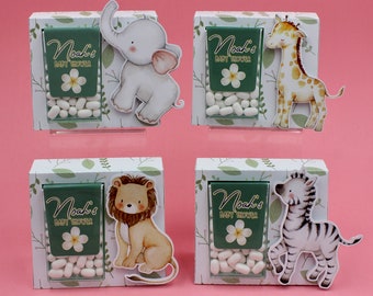 Favor Box Template: Tic Tac 1oz, Cricut & Silhouette (Digital File)