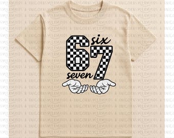 6 7 Meme, 6-7 PNG File, Six Seven Meme Digital Download