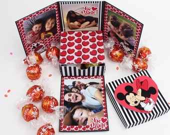 Exploding Gift Box Template: SVG, Cricut, Silhouette (Digital File)