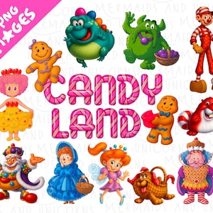 Candy Land clipart, Magic Candy clipart, Candy land 80&#39;s