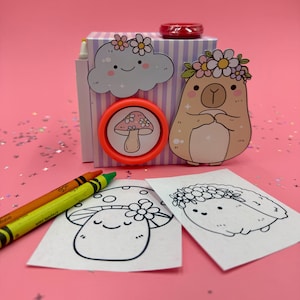 Play-Doh and Crayon Box template - Coloring box Digital File For Cricut and Silhouette - Crayon box template Play-doh 1 oz - Favor box