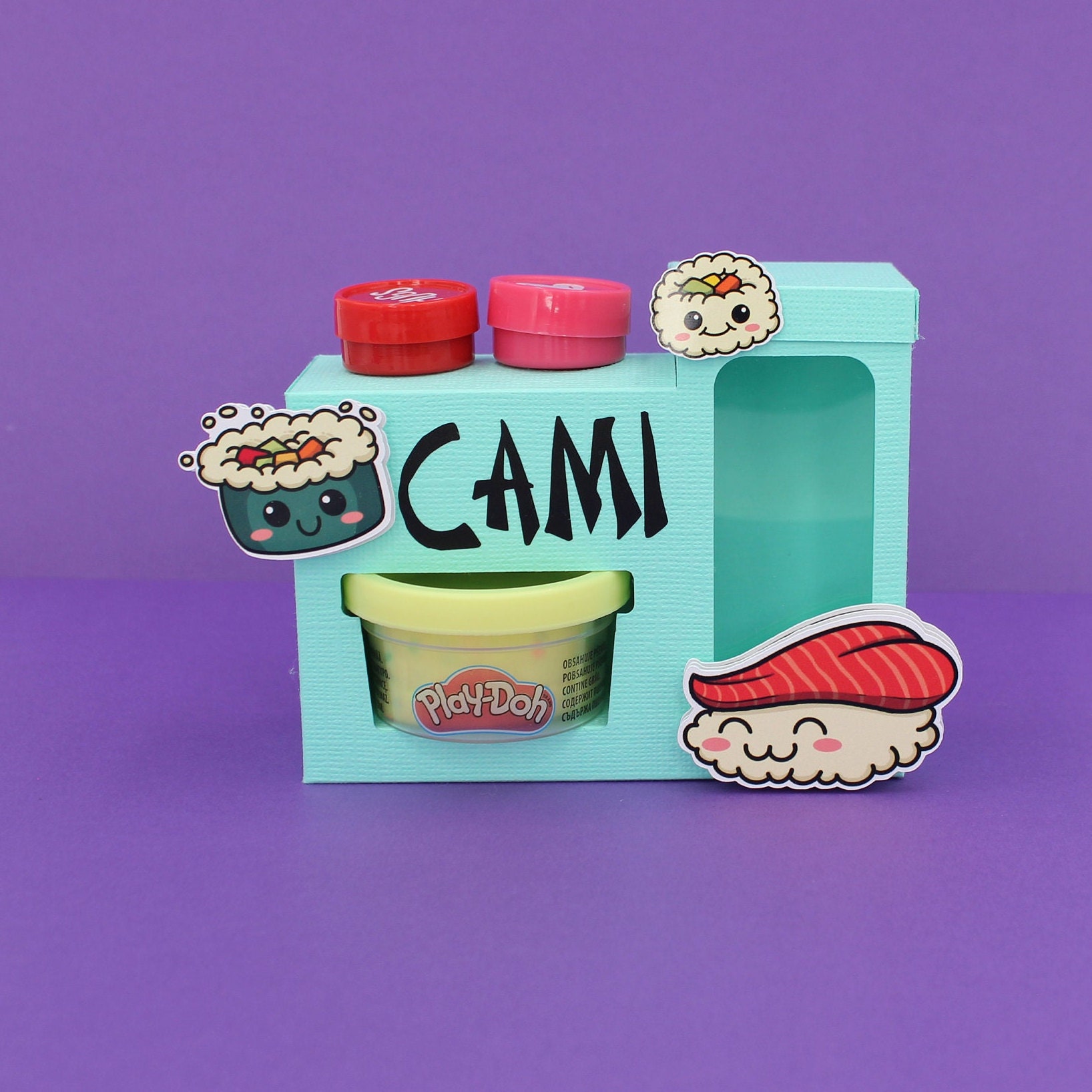 Playdoh and Bubbles Box Template Activity Kids Digital File Etsy UK