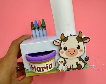Play-Doh Crayon Box Template: Coloring Box Digital File (SVG, .STUDIO)