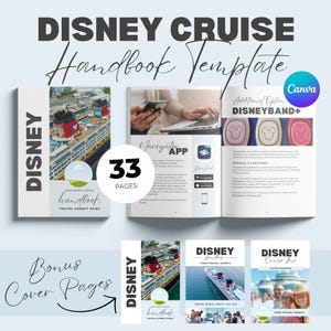 DCL Cruise Handbook Template: Travel Agent Client Guide (Canva, Digital Download)