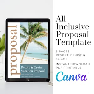 Proposta de agente de viagens, Canva Travel, agência de viagens, modelo de viagem Canva, negócios de viagens, planejamento de viagens, planejamento de viagens